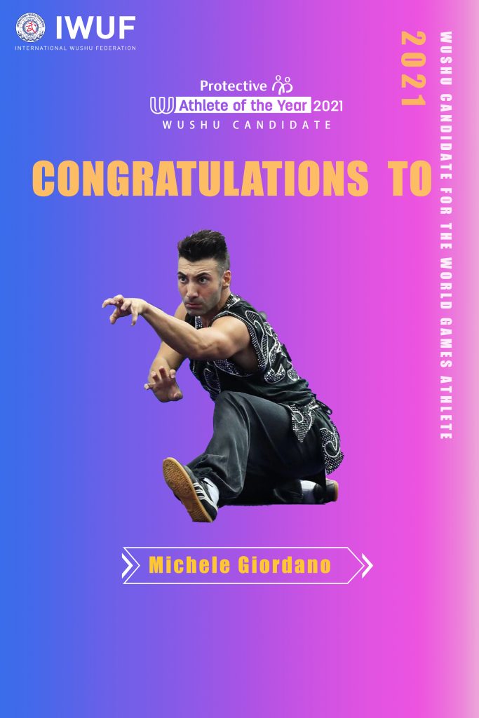 Wushu Athlete Michele Giordano Was Ranked Third The World Wushu Athlete Michele Giordano Was Ranked Third The World