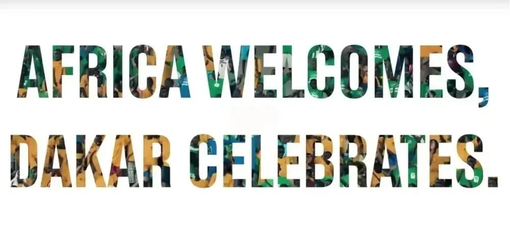 Africa welcomes, Dakar celebrates