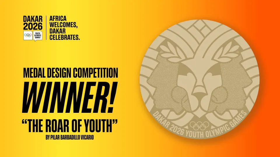 Dakar 2026 Youth Olympic Games medal design
