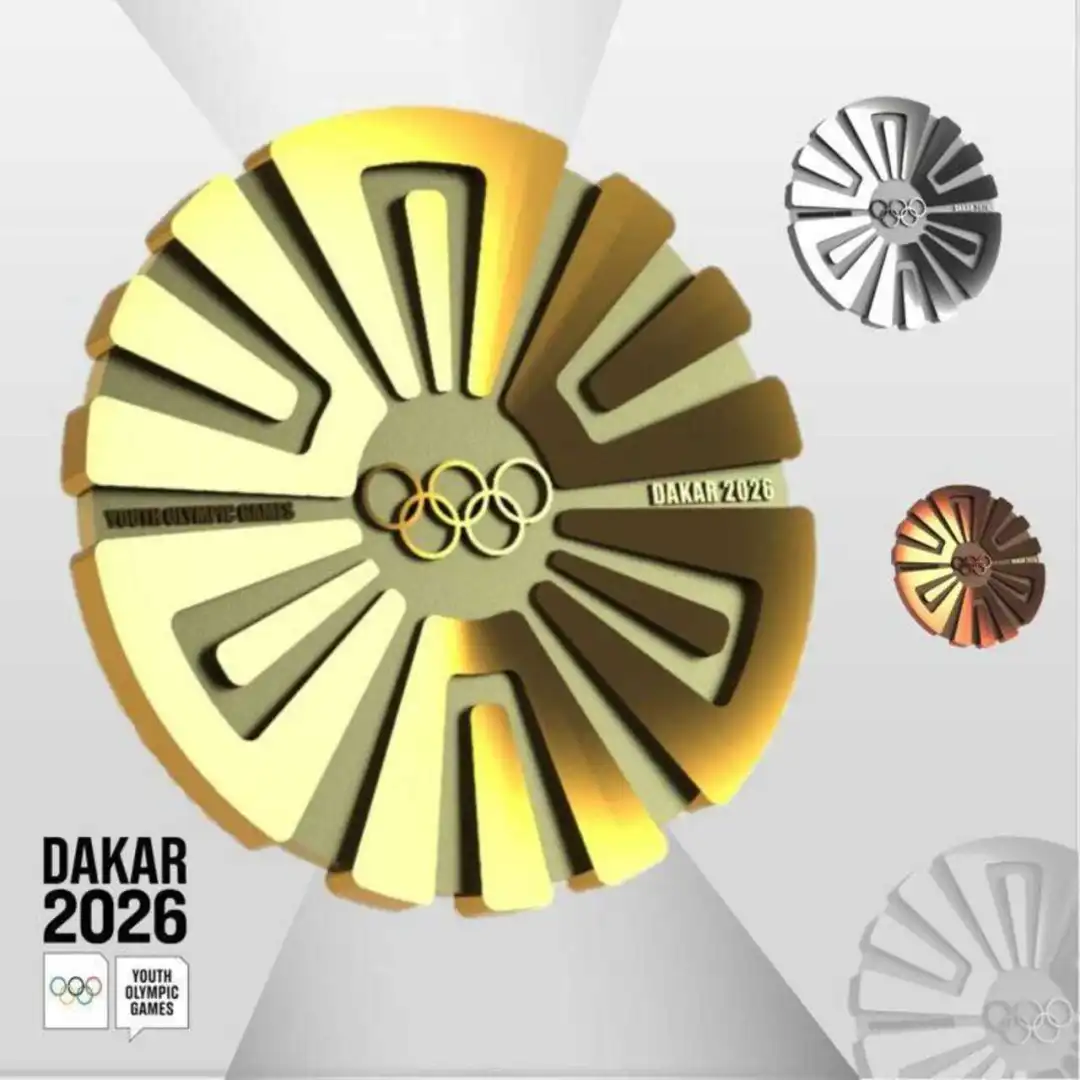 Dakar 2026 Youth Olympic Games medal design