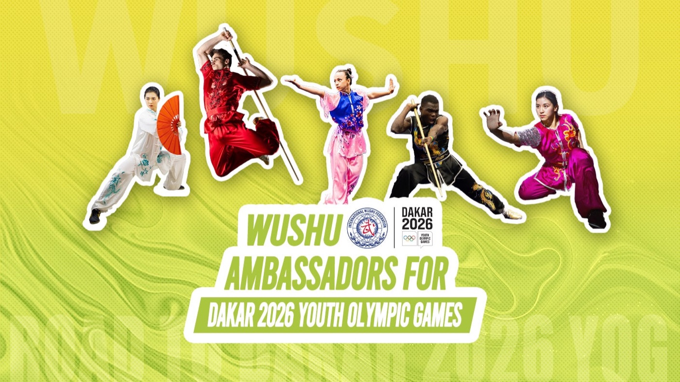 IWUF announces Dakar 2026 YOG Wushu Ambassadors